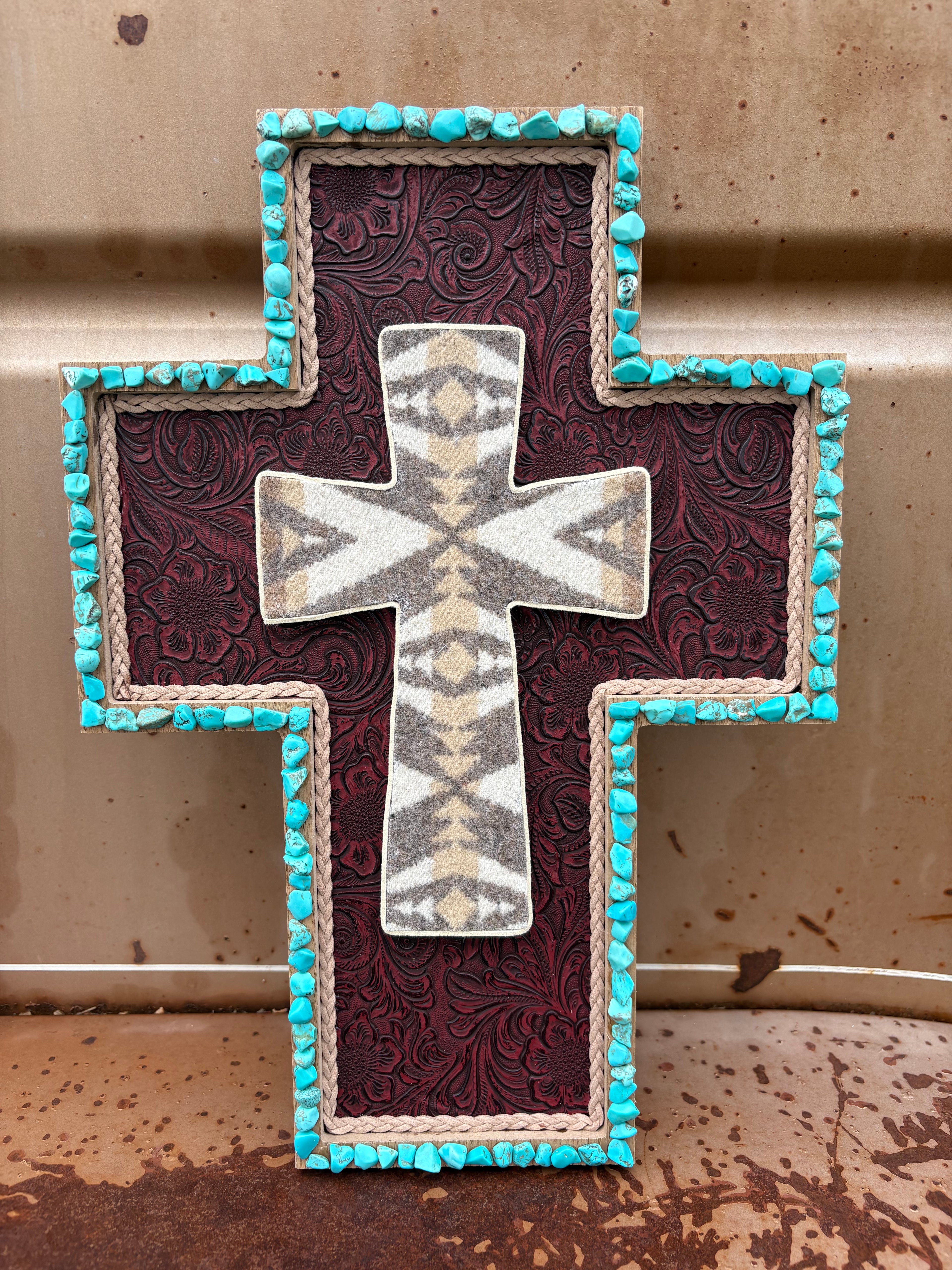 Maroon and Pendleton Cross