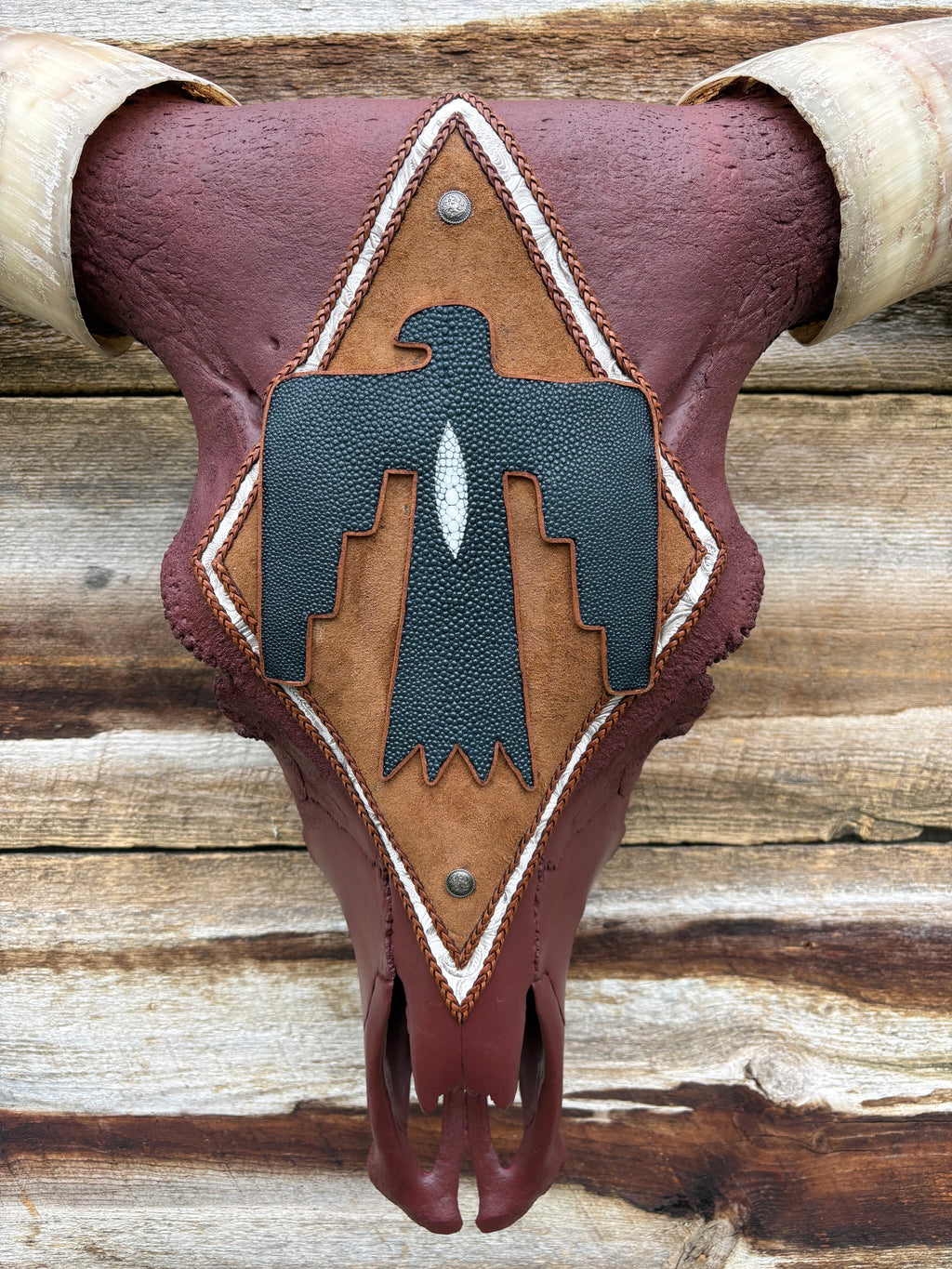 Maroon Thunderbird Longhorn