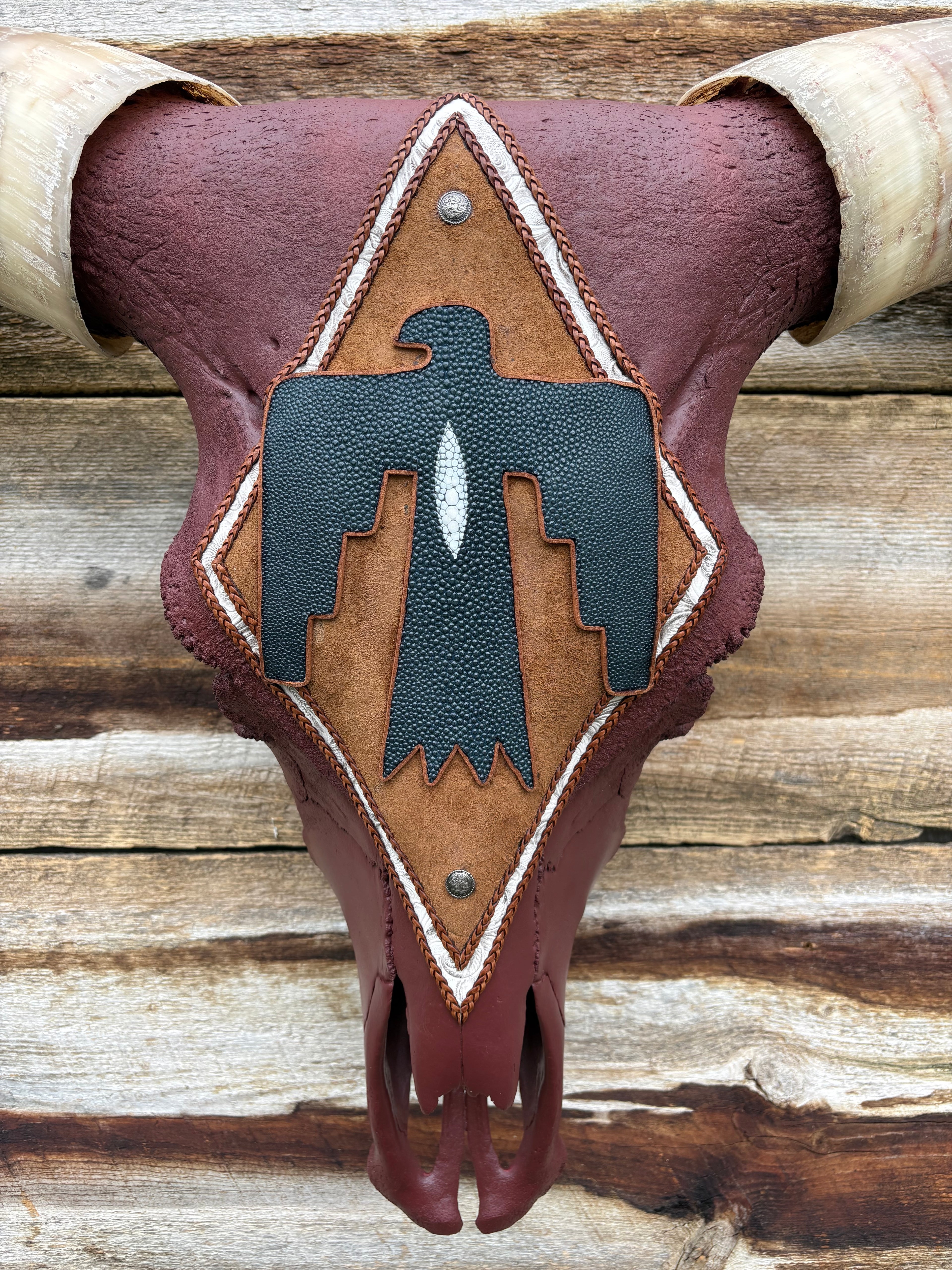 Maroon Thunderbird Longhorn
