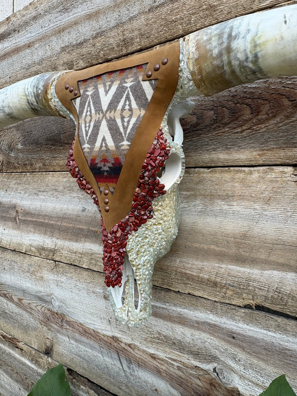 Red Pendleton Arrow Longhorn