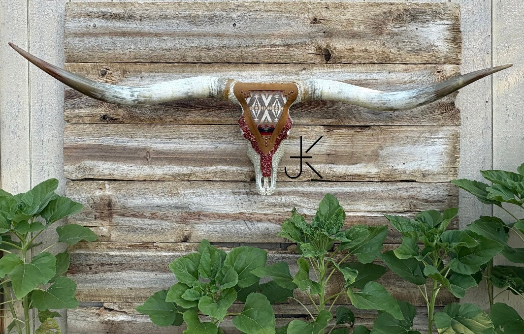 Red Pendleton Arrow Longhorn