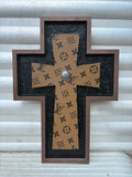 Brown and Black LV Cross